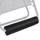 Wiojtry footrest cushion with strap assembly for easy outdoor chair setup.