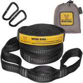 Wise Owl Outfitters hammock straps 10ft bundle for quick, knot-free setup.