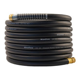 Wiseflow garden hose with brass fittings for durable, leak-free connections during watering.