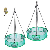 Wisunichan bird seed catcher under-feeder tray proving neat ground under feeder