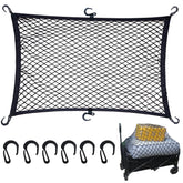 Wlitinzsen cargo net on folding wagon securing gear during transport