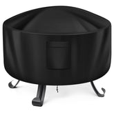 WLEAFJ round fire pit cover fits up to 34 inches for all-season protection