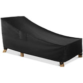 WLEAFJ patio chaise cover waterproof fabric protects against rain