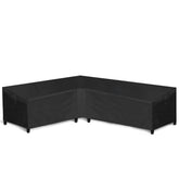WLEAFJ patio L-shaped left-facing sofa cover protects against rain and sun.