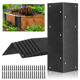 WLLEYAY raised bed corner brackets in an 8-pack ready for sturdy garden frames.