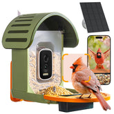 WLNYUGS smart bird feeder camera captures vivid 2.5K video.