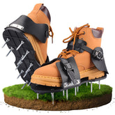 Wodesid lawn aerator shoes unboxing shows sturdy spikes and simple setup.