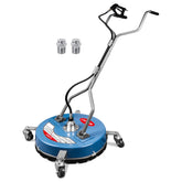 WOJET 20-inch surface cleaner front view for stripe-free driveway cleaning