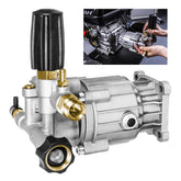 WOJET pressure washer pump with 3400 PSI and 2.5 GPM aluminum body for durability.