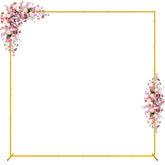 Wokceer wedding arch stand front view showing sturdy square frame for ceremonies