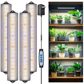 Wolezek Grow Light Strip delivers wide illumination for indoor plants