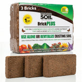 Wonder Soil 3 brick pack expands to 30 quarts of ready to use growing media