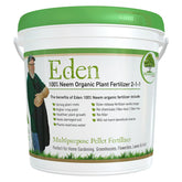 WonderTree Organics Eden Neem Cake packaging showing OMRI-listed garden fertilizer.