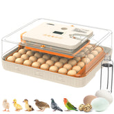 WONEGG 56-egg incubator front view with clear LED display for precise climate control.