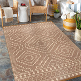 Wonnitar Outdoor Rug 6x9 Waterproof helps quick cleanup after spills on patio.