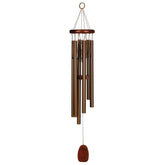 Woodstock Chimes Pachelbel Canon Bronze 32inch top for elegant outdoor ambiance.
