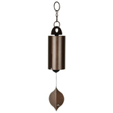 Woodstock Heroic Windbell 40-inch copper bell for outdoor spaces with deep tones.