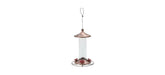 Woodstream Birdscapes copper-glass hummingbird feeder with 12 oz capacity attracts nectar-loving birds to your garden.