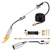 WorkBless weed burner with ergonomic handle for comfortable weed removal.