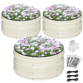 WORKPRO 3Pcs raised garden bed assembly demonstrates quick setup for busy gardeners