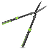 WORKPRO Extendable Hedge Shears blade closeup for precise pruning.