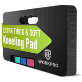 WORKPRO kneeling pad front view shows ultra-thick foam for comfortable gardening tasks