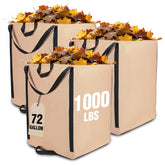 WORKPRO heavy-duty 72-gallon bag with open mouth for quick yard debris loading