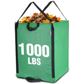 WORKPRO heavy-duty 72-gallon yard waste bag standing upright for easy filling
