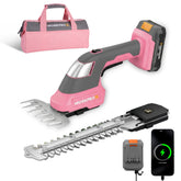 WorkPROX 20V pink cordless grass shear for precise lawn edging