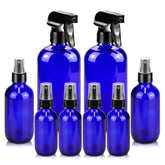 Worldgsb 16oz glass spray bottle set with versatile spray options for cleaning and DIY blends