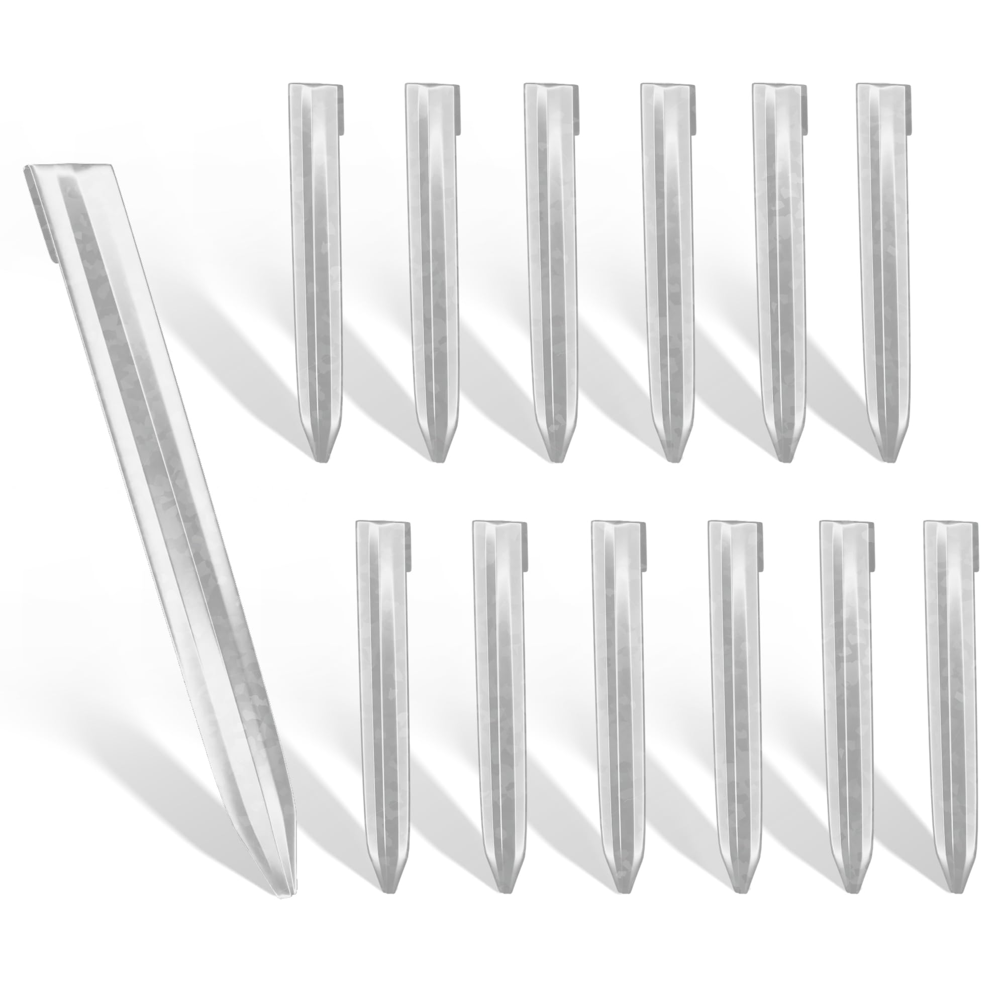 Worth Landscape Edging Stakes curved-top 8-inch design for sturdy garden borders.