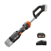 WORX Nitro cordless leaf blower front view for easy yard cleanup