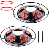 WOSIBO hummingbird feeder bottom base with large metal cover for secure, leak-resistant nectar.