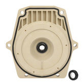 Wowewk seal plate for Pentair Whisperflo, closeup shows durable PET material enhancing seal strength.