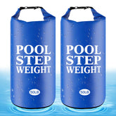 WSFSLJWDW blue pool step weights 2pcs secure ladder steps for safer pool access