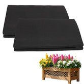 Wshxjzyay raised bed liner in non-woven fabric provides soil containment and steady drainage.