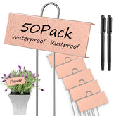 WSICSE metal garden labels are durable and weatherproof for vegetables and flowers.