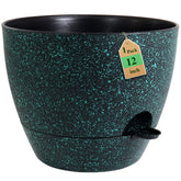 WSMKSZ 12-inch large self-watering pot with reservoir for reliable indoor hydration