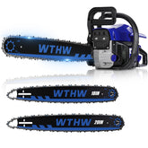 WTHW 58cc chainsaw main view showing power for heavy cuts