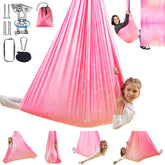 WUBOTIYU sensory swing with 360° hanger for versatile indoor outdoor play and calming input