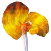 Wuchieal 55-inch worship flags pack of 2 in vibrant colors for performance.