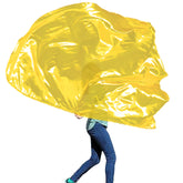 Wuchieal worship angel-wing flag in gold, 74 inch, enhances stage presence during performances.