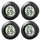 WWHAKO round hygrometer display with clear climate readings