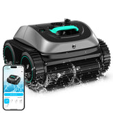 WYBOT C1 front view shows compact cordless design for inground pool cleaning