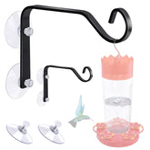 WYLUNBI heavy-duty window suction hook for secure, damage-free hanging on glass.