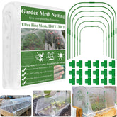WYRJXYB garden netting 10x30ft reduces pests while letting water and light through.