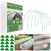 WYRJXYB garden netting kit protects raised beds from pests while staying water-friendly.
