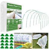 WYRJXYB plant covers 10x33 ft protecting vegetables from frost with breathable, reusable fabric.
