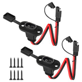 WYTUDTE SAE 2-pack connector kit for versatile outdoor power connections.
