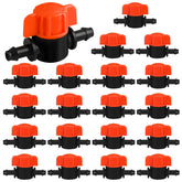 WZFLRUA 20-pack valve fittings ideal for flexible drip irrigation layouts.